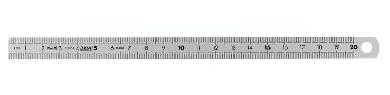 REGLETS INOX FLEXIBLE 2 FACES 13 X 0.5 X 200