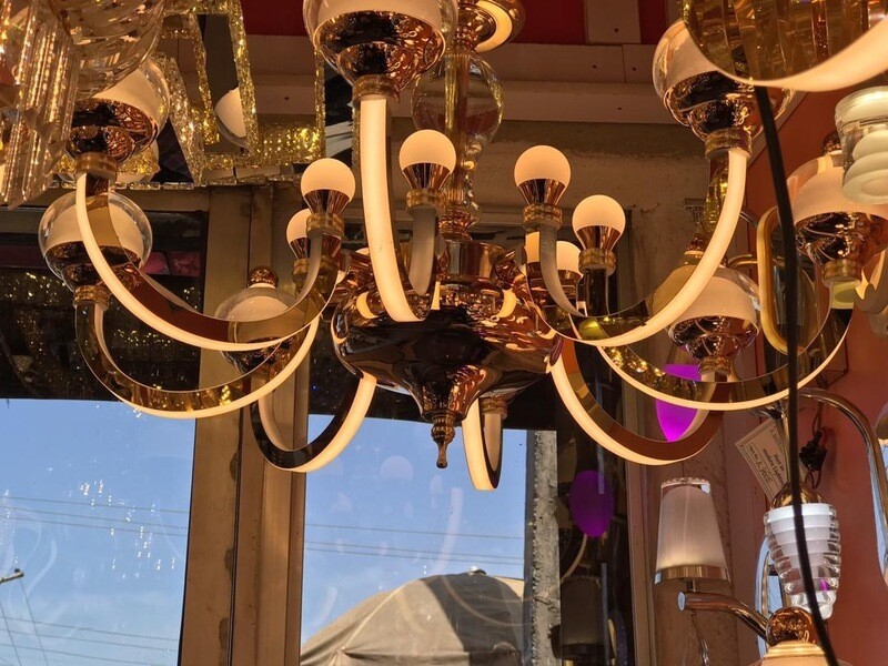 8 ARMED LED CHANDELIER