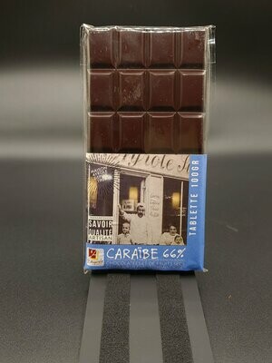 Tablette de Chocolat Noir CARAIBE 100gr