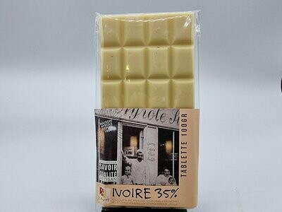 Tablette de Chocolat blanc IVOIRE100gr