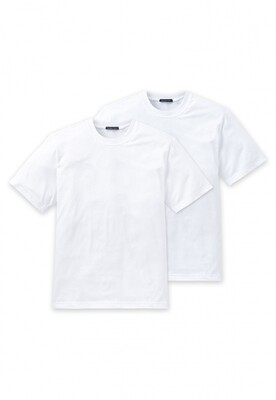 Schiesser American T-shirt met ronde hals 2p