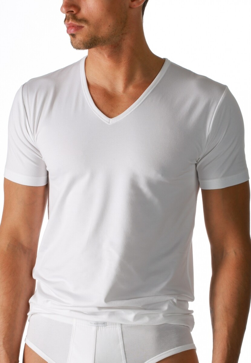 Mey dry cotton V-neck shirt, Size: 4