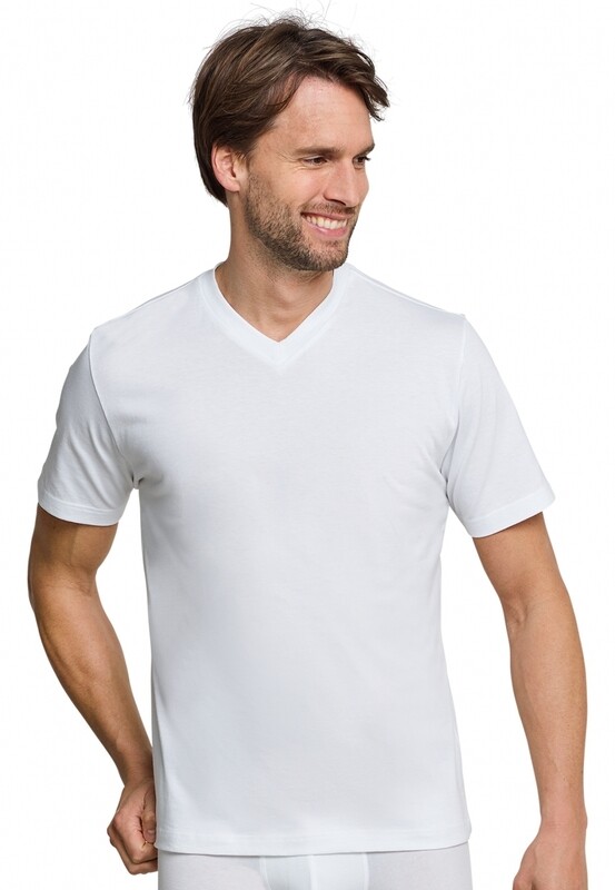 Schiesser American T-shirt met v-hals 2p