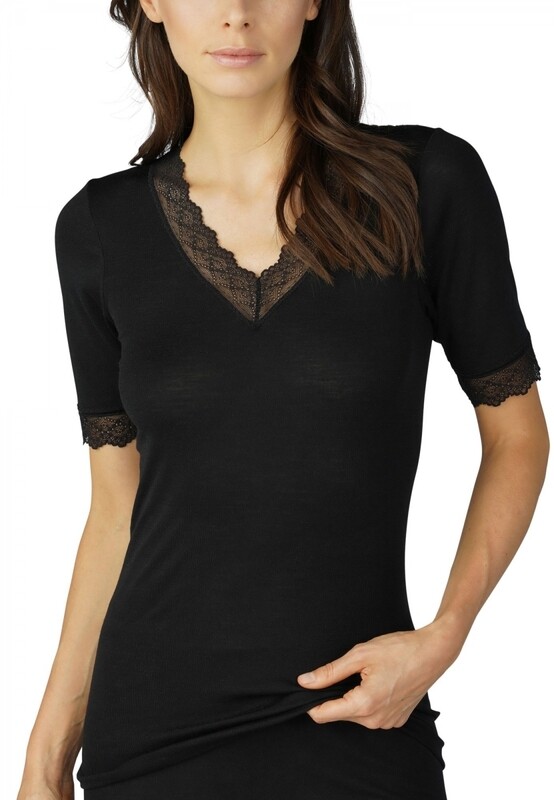 Mey top Silk touch wool