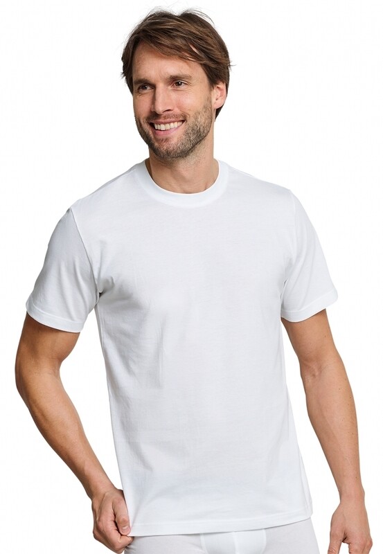 Schiesser American T-shirt met ronde hals 2p