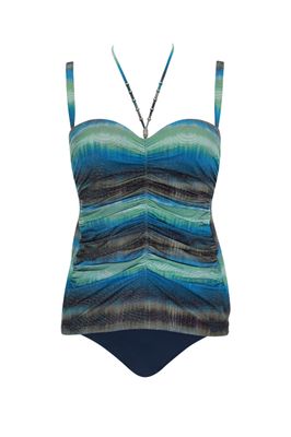 Opera strapless tankini