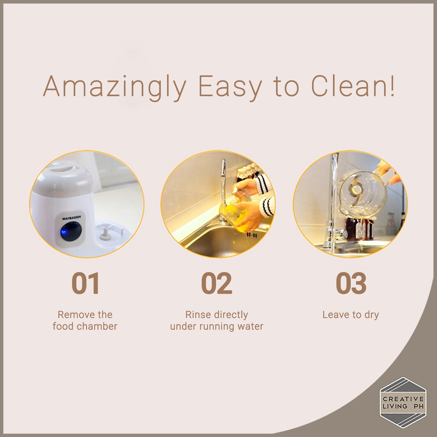 maybassen baby food processor