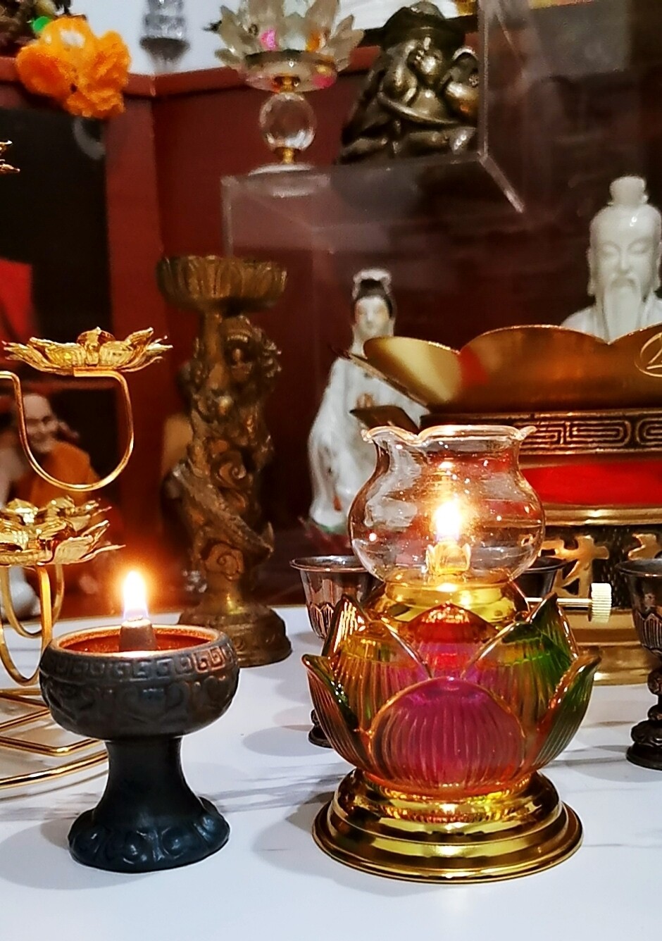 点灯祈福 ~酥油一瓶供长明灯