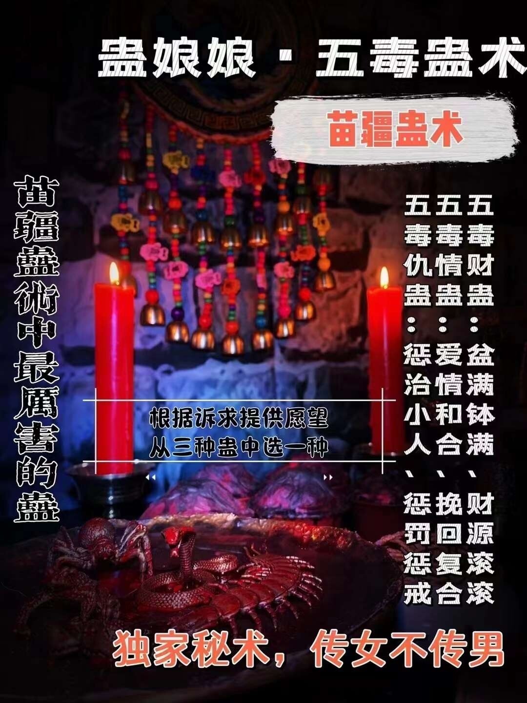 蛊娘娘•五毒蛊术