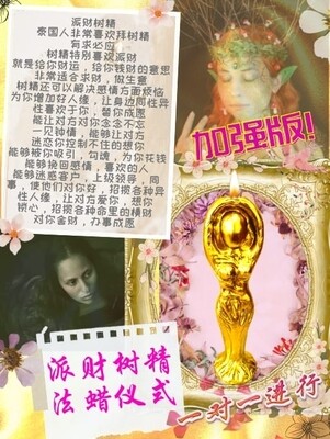 金箔加强版•派财树精法蜡仪式