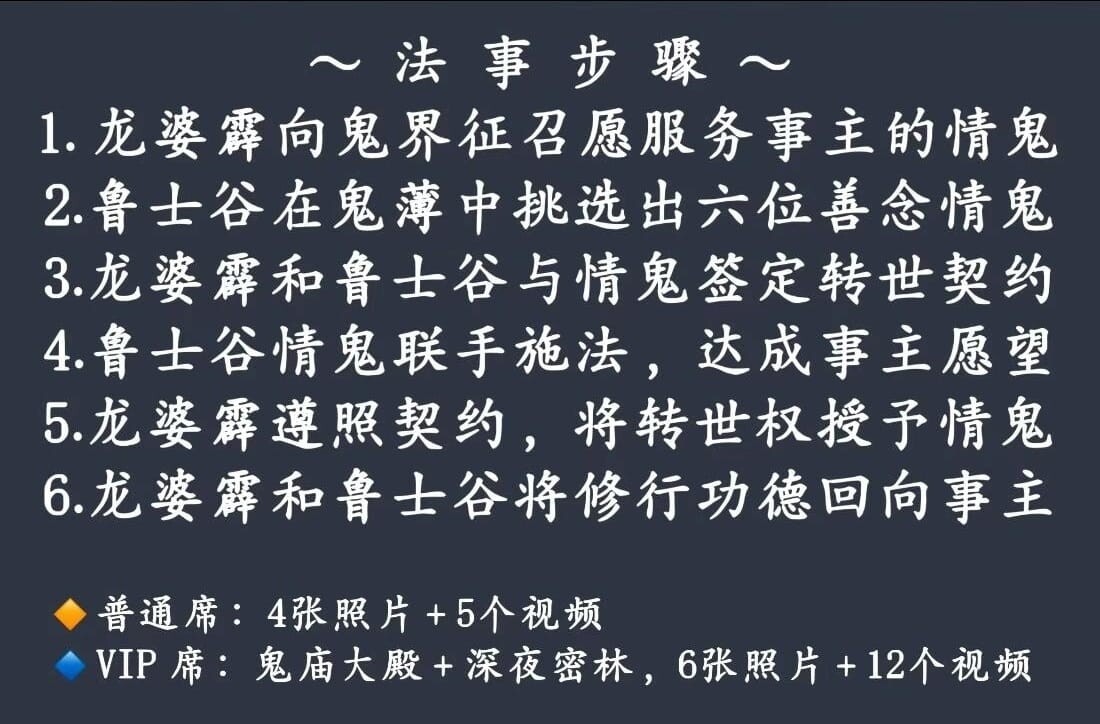 龙婆霹 &amp; 鲁士谷 ～ 情鬼和合术