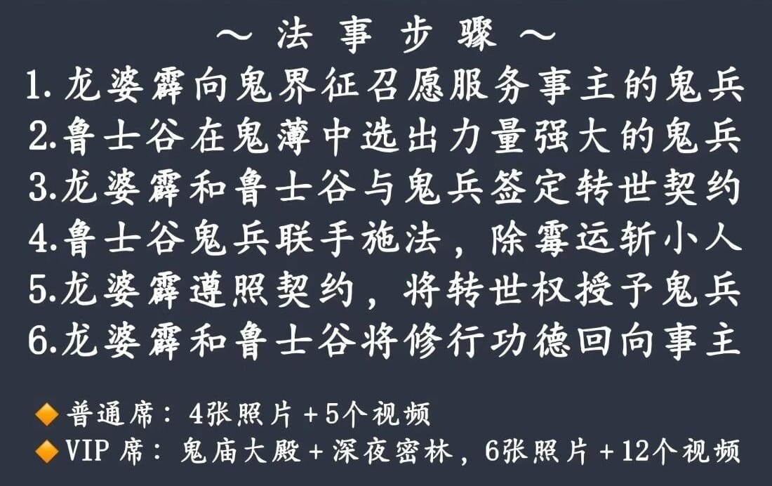 龙婆霹 &amp; 鲁士谷 ～ 鬼兵驱霉术