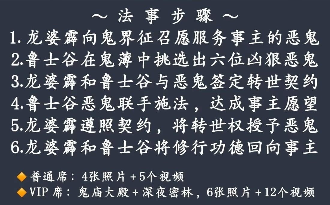 龙婆霹 &amp; 鲁士谷 ～ 恶鬼惩罚术