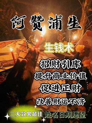 阿浦赞生•金钱术͏