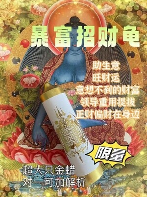 四面神前金蜡•暴富招财龟