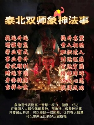 双师合一•阿赞空+阿赞兆•象神法事