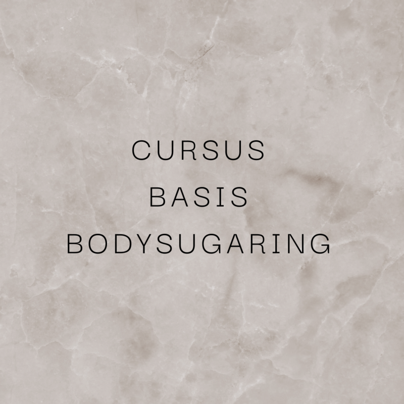 PRIVÉ 9 SEPTEMBER: Cursus Basis Bodysugaring