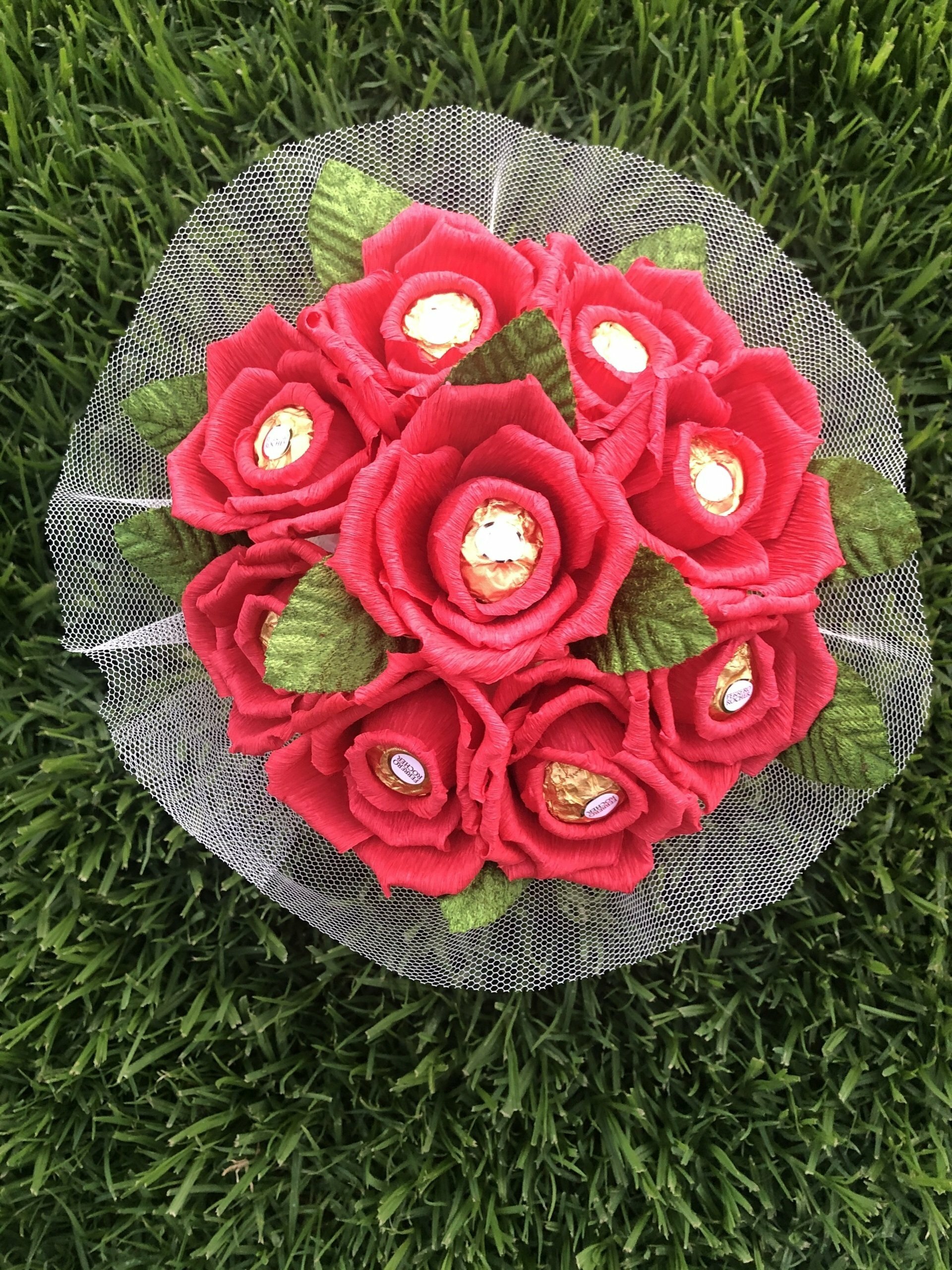 Valentine Chocolate Flower Gift Bouquet