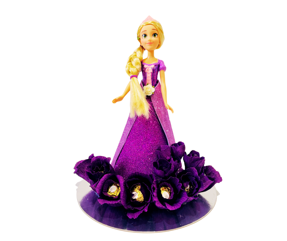 Rapunzel chocolate Flower Gift Arrangement