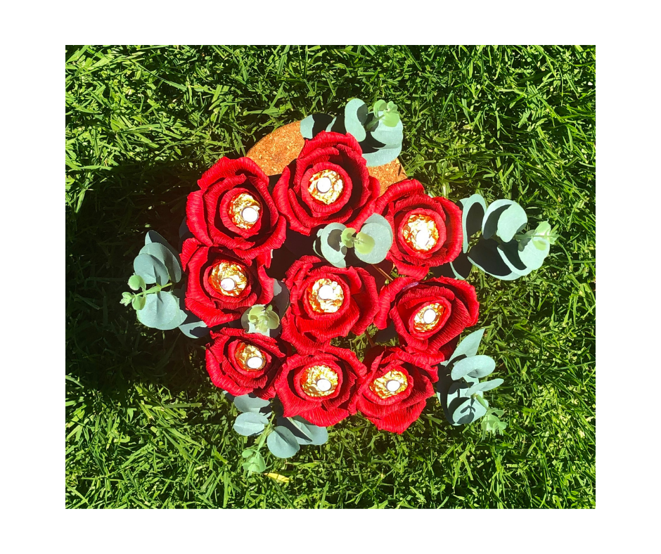 Passionate Chocolate Flower Gift Bouquet