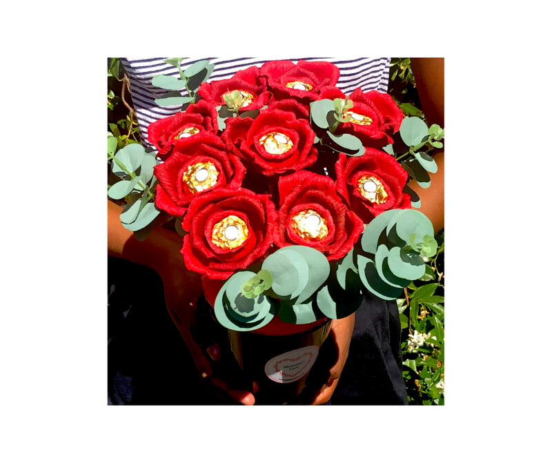Passionate Chocolate Flower Gift Bouquet