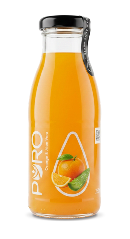 Aloe Vera Drink with Orange