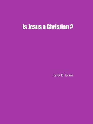FREE SNIPPET, "Is Jesus a Christian?".