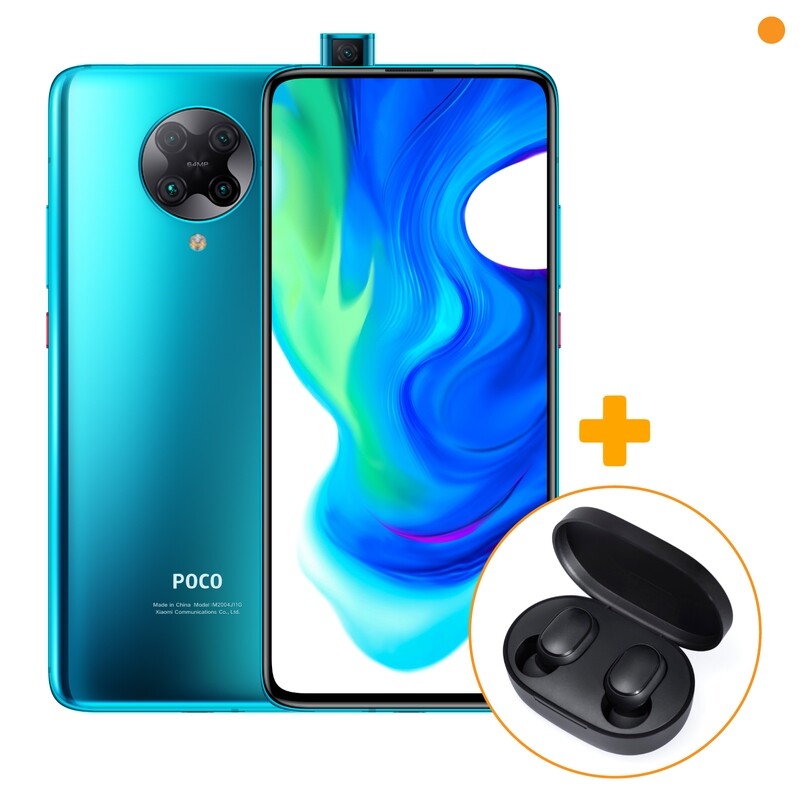 Xiaomi Poco F2 Pro Azul + Audifonos Inalambricos EarBuds S​