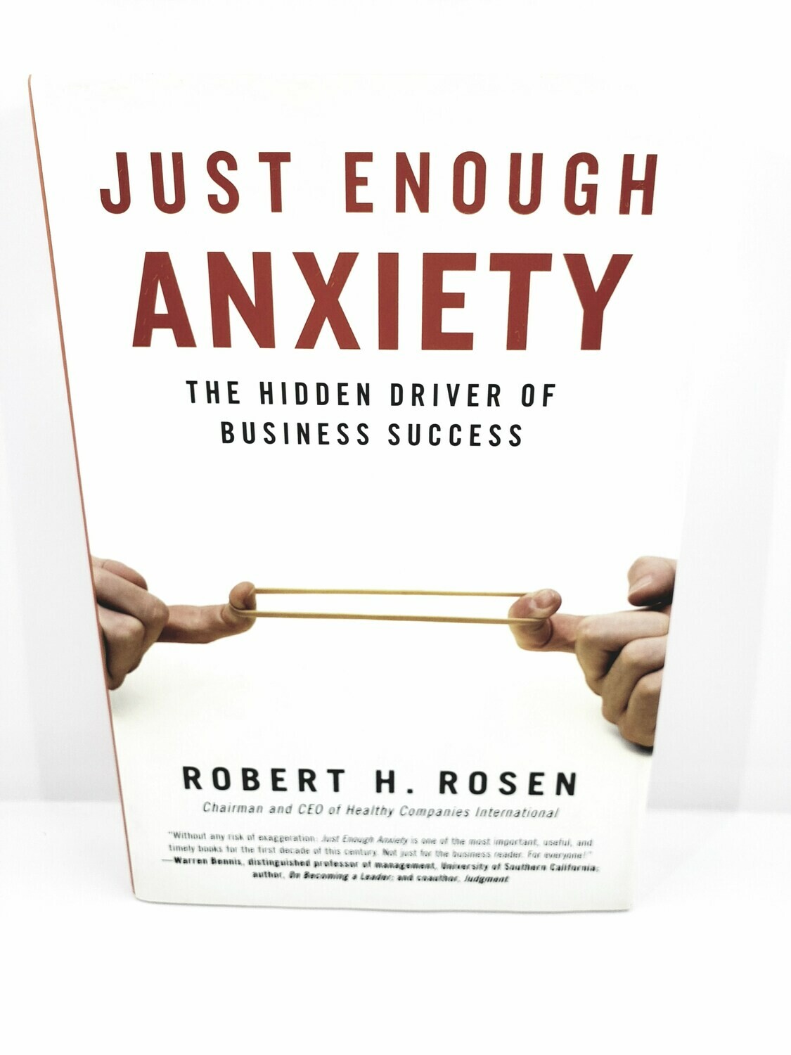 Just Enough Anxiety
