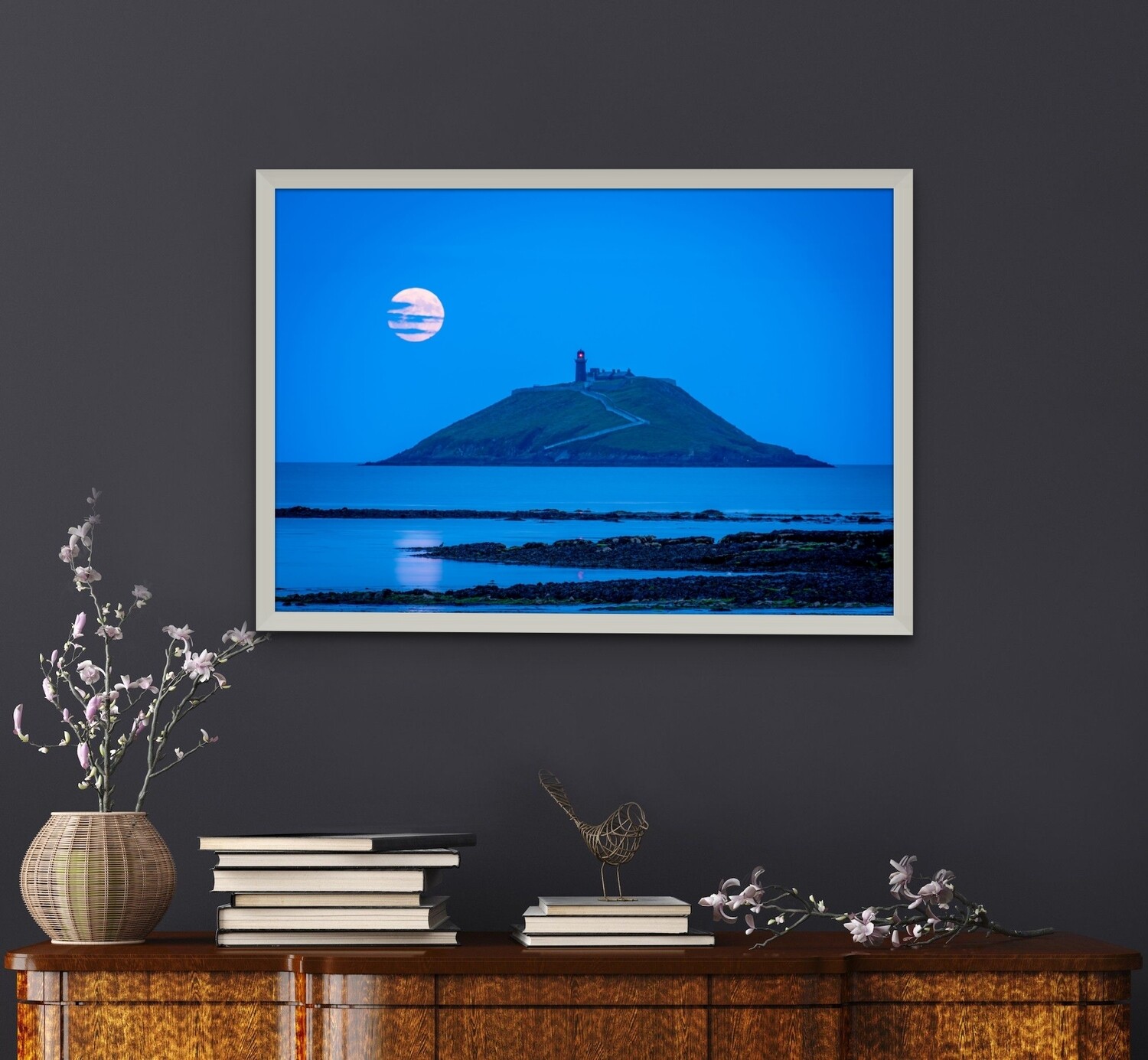 Curlew Under a Buck Moon, Ballycotton