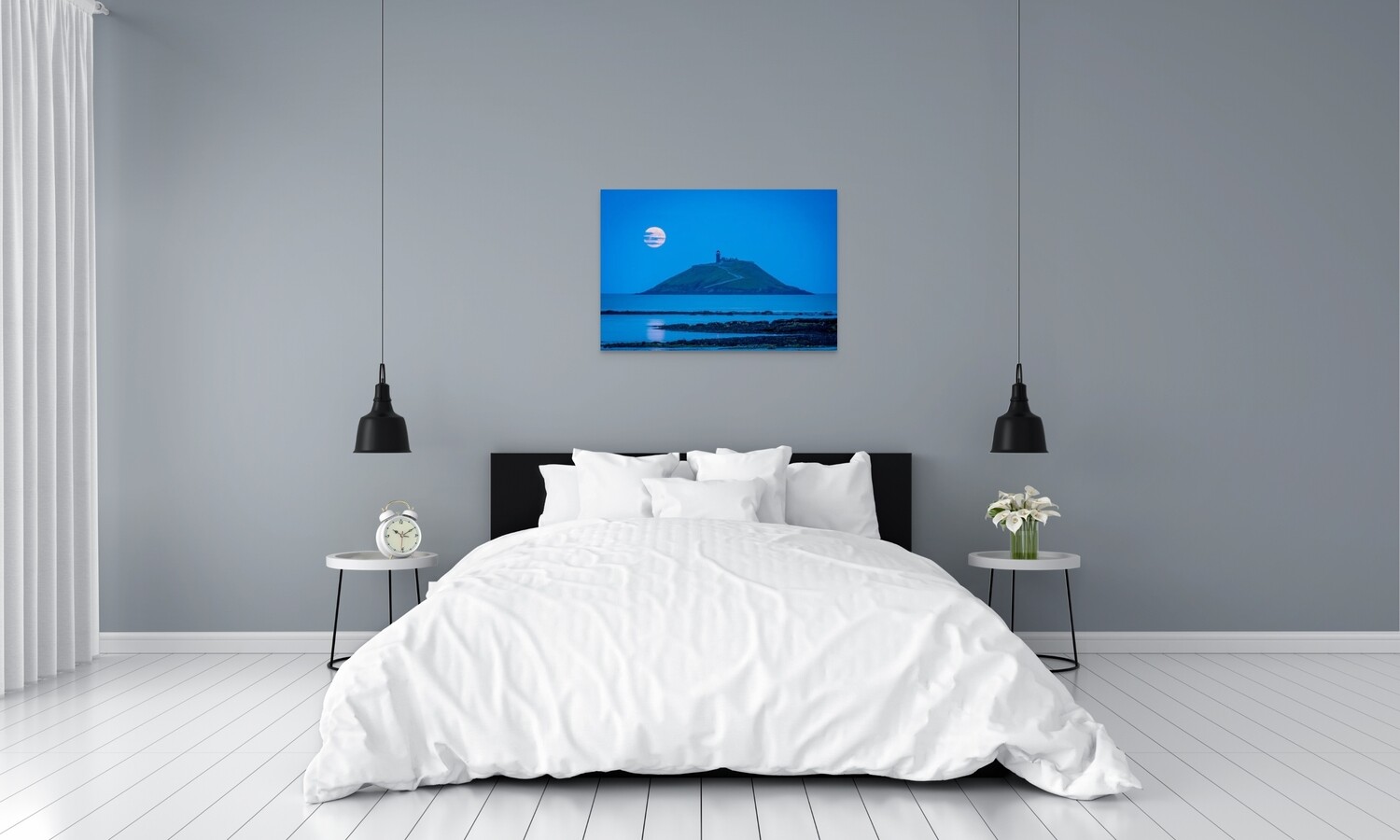 Curlew Under a Buck Moon, Ballycotton (Aluminium)