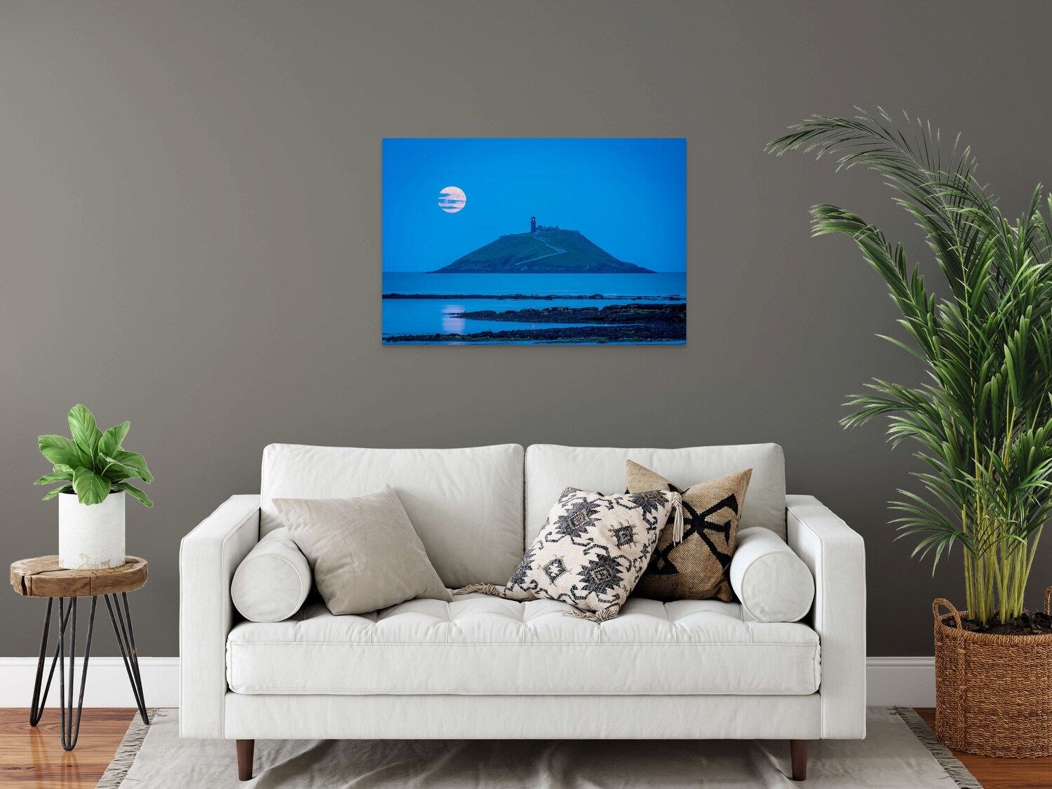 Curlew Under a Buck Moon, Ballycotton (Aluminium)