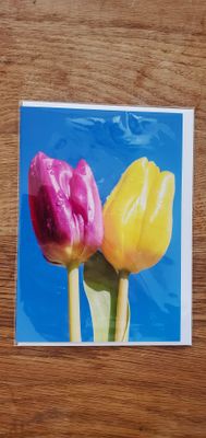 A selection of 5 Floral Plastic Free Mother's Day Greeting Cards