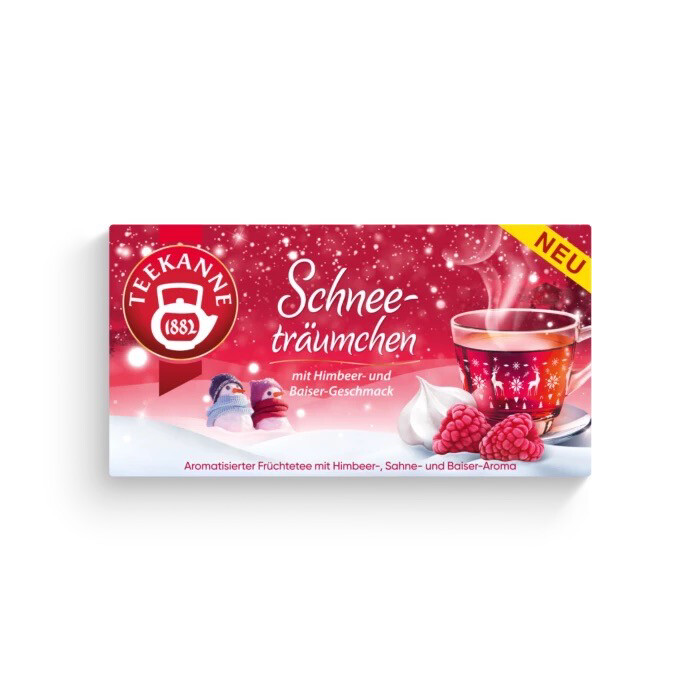 Thee Teekanne Schneetraumchen-Framboos-Roze bottel