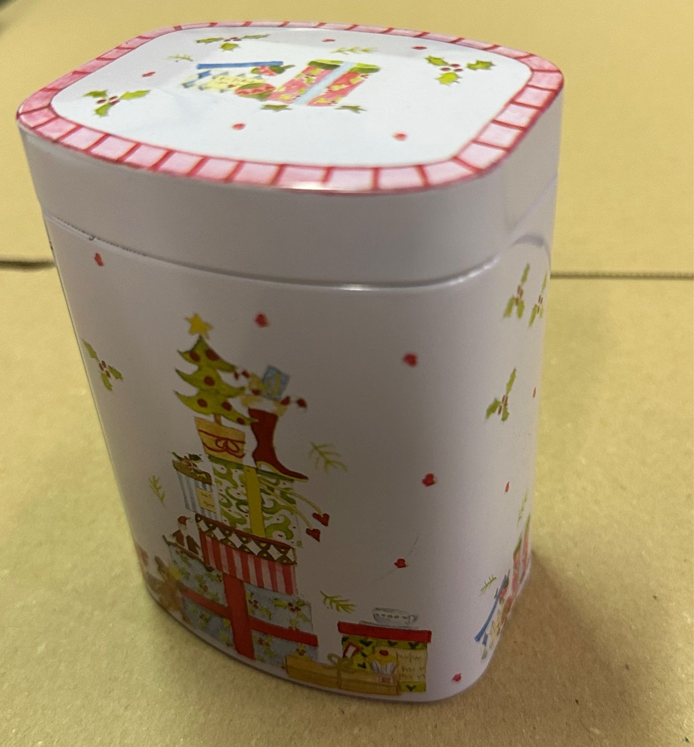 Doos Blik rechthoek (lang 6cm hoog 12cm) •