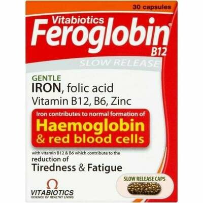 VITABIOTICS FEROGLOBIN B12 30 CAPS