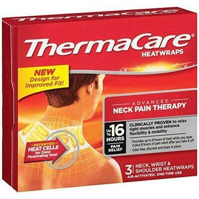 THERMACARE NECK RED 3 PACK