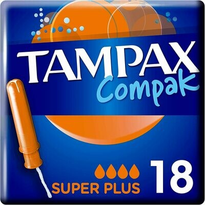 TAMPAX COMPAK SUPER PLUS 18