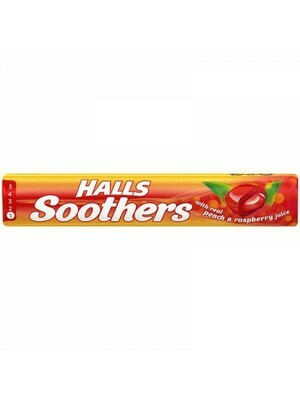 SOOTHERS HALLS PEACH + RASPBERRY
