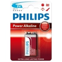 PHILIPS POWER ALKALINE 9V BATTERY
