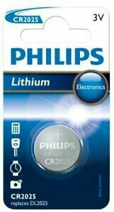 PHILIPS CR2025 BATTERY