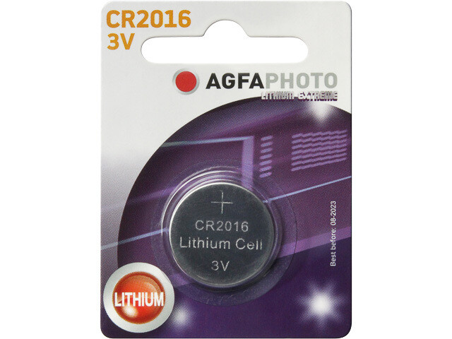 AGFA LITHIUM CR2016 BATTERY
