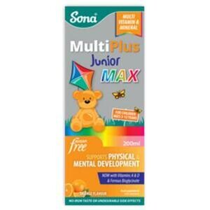 SONA Multiplus Junior MAX - Complete Multivitamin / Multimineral for Children