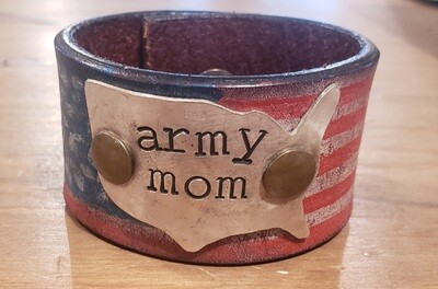 Military Leather Cuff