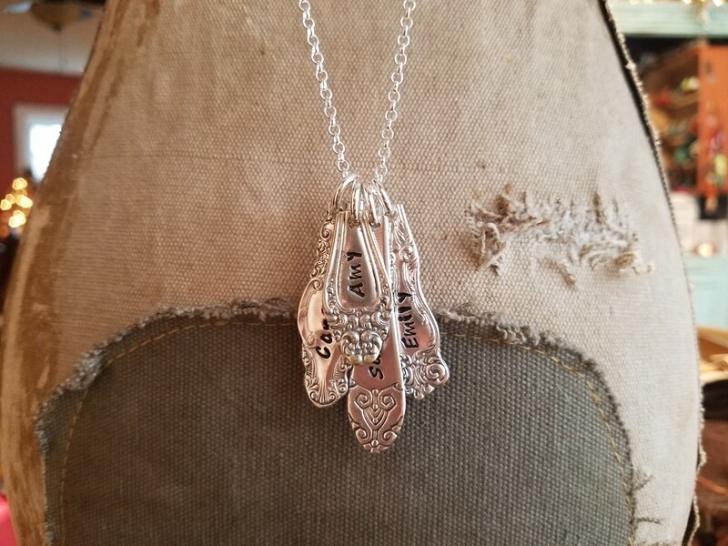Spoon End Charm Necklace