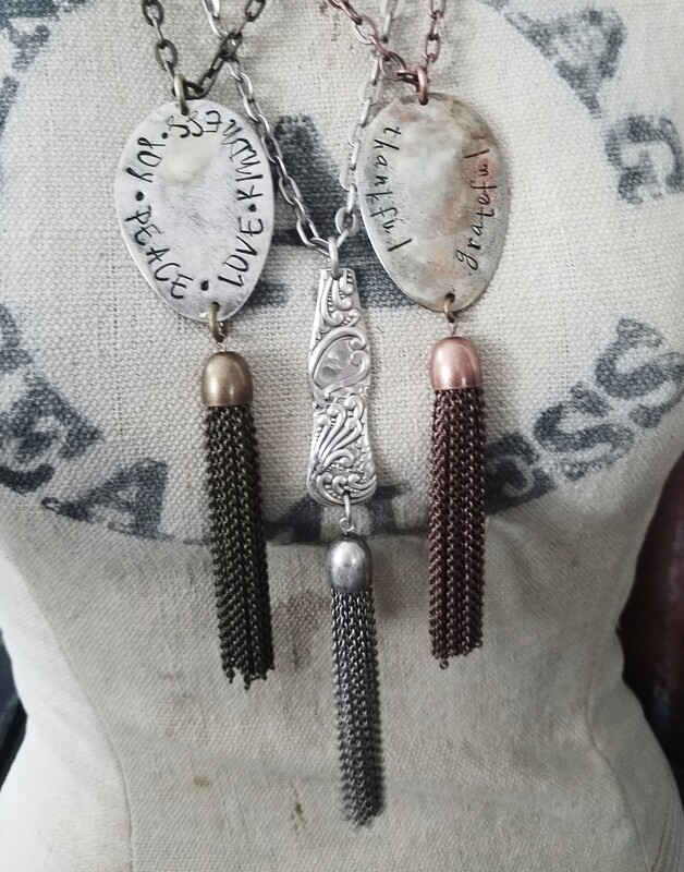 Metal Tassel Necklace