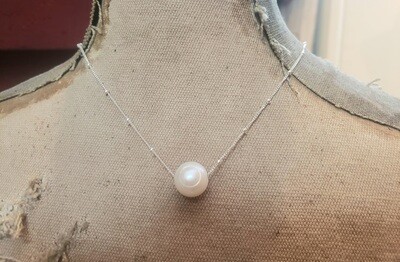 Sterling Freshwater Pearl Necklace