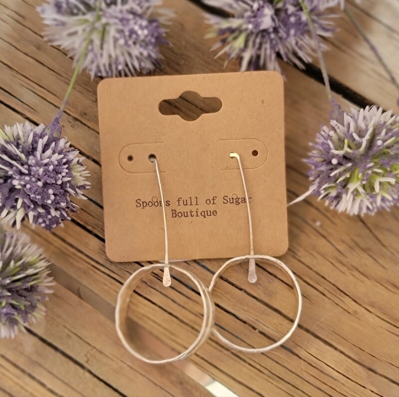 Go With The Flow Small Hoops