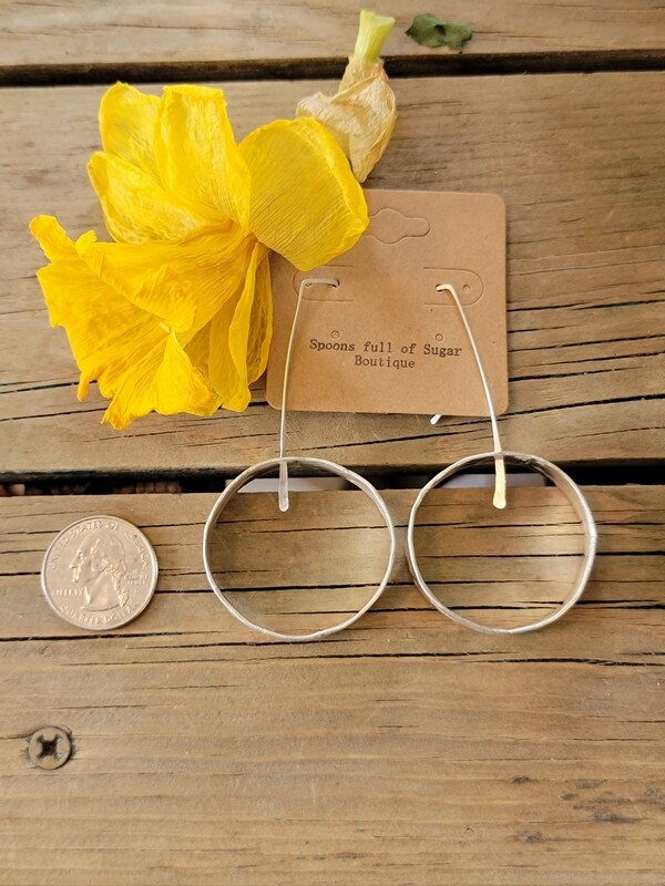 Go With The Flow Large Hoops