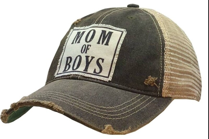 Mom Of Boys Cap